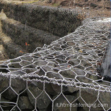 cestini gabion zincati mesh gabion per parete fluviale